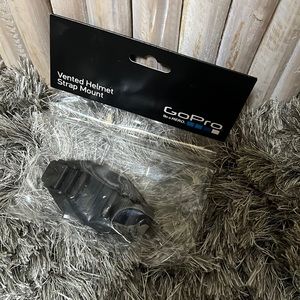 Brand new GoPro vented, helmet strap, Mount
